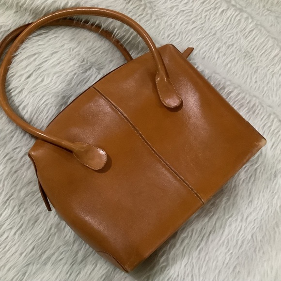 Tods brown large leather shoulder purse - Picture 12 of 16